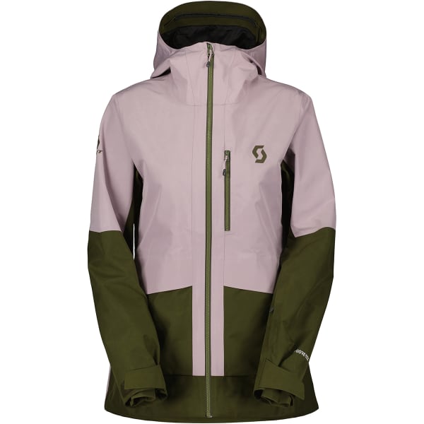 Veste de ski SCOTT JKT W'S VERTIC GTX 2L CLOUD PINK/FIR GREEN