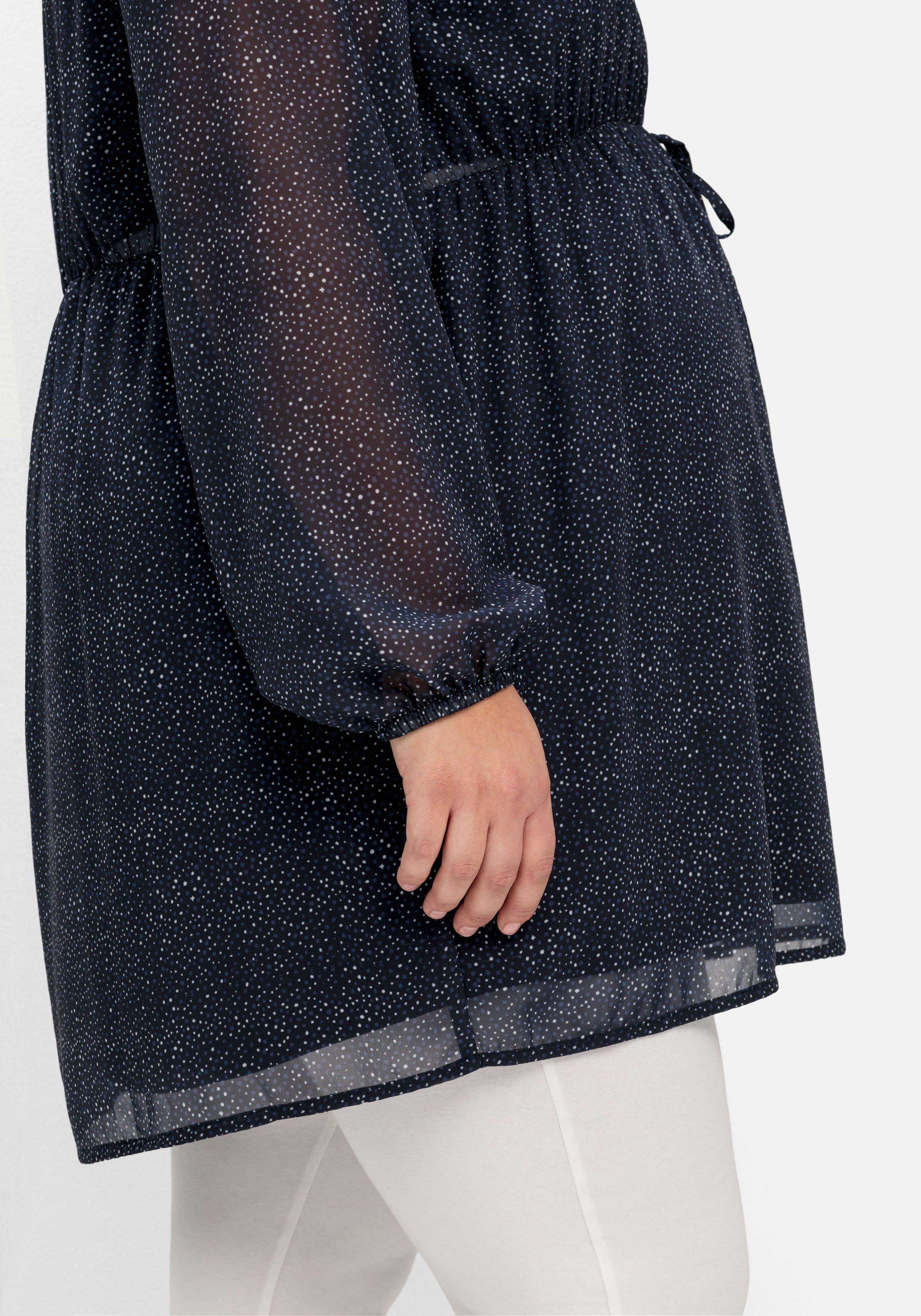Stilltunika aus Chiffon, in Longform