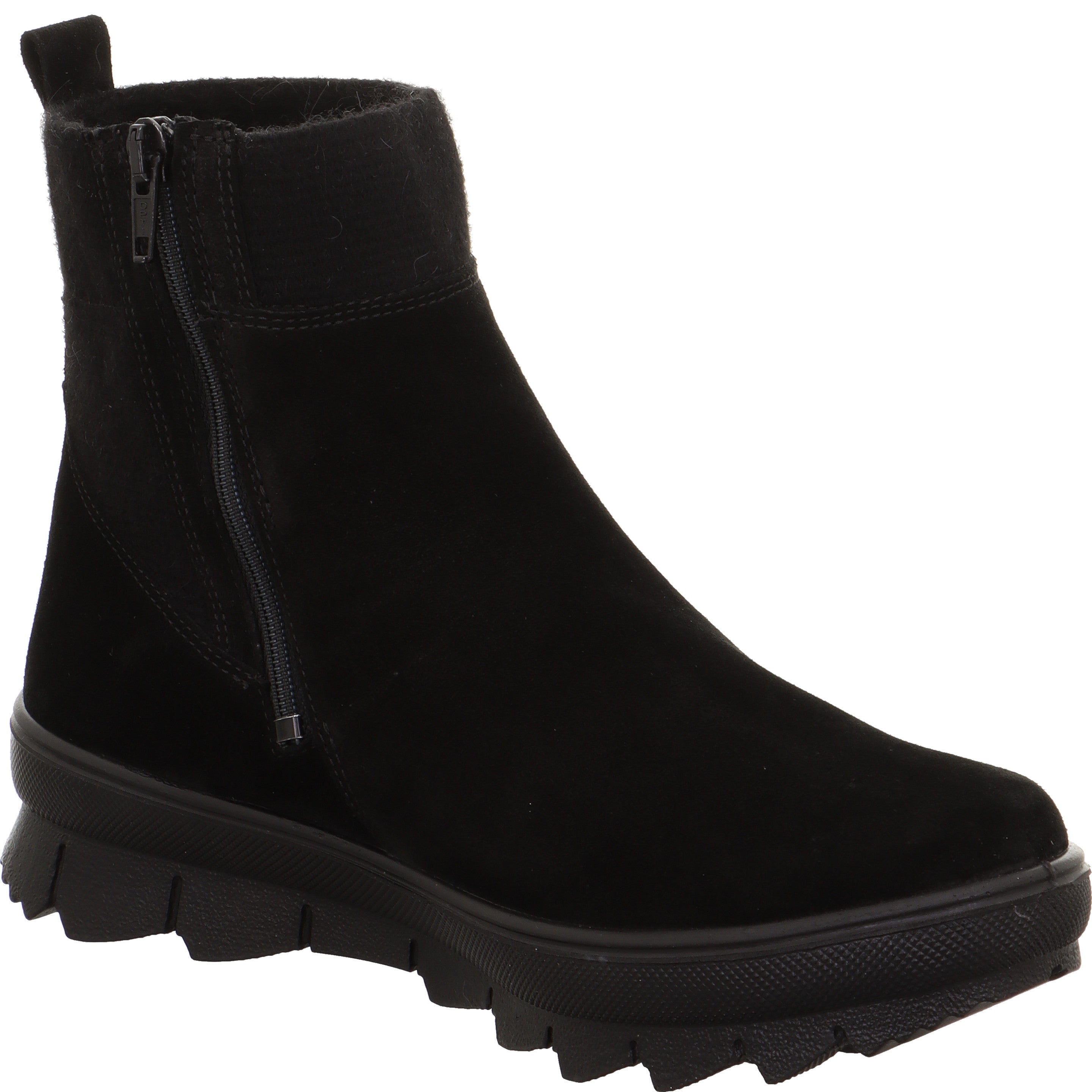 legero NOVARA Damen  Stiefelette mit Reißverschluss - Farbe: Schwarz - Größe: 5