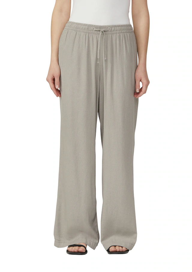 QS Leinenhose  Sommerhose mit elastischem Bund und Tunnelzug