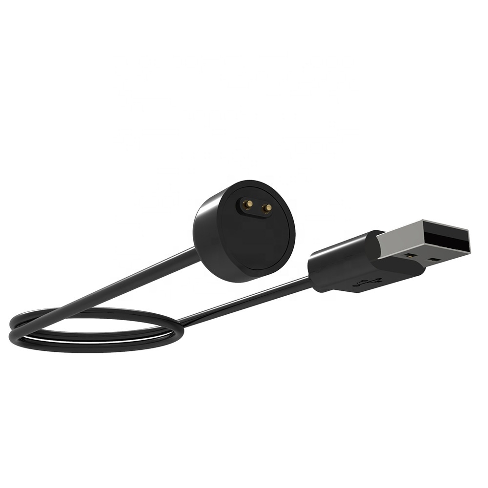 (40cm) Magnetisches USB Ladekabel für Xiaomi Mi Band 5 / 6 / 7 - Schwarz