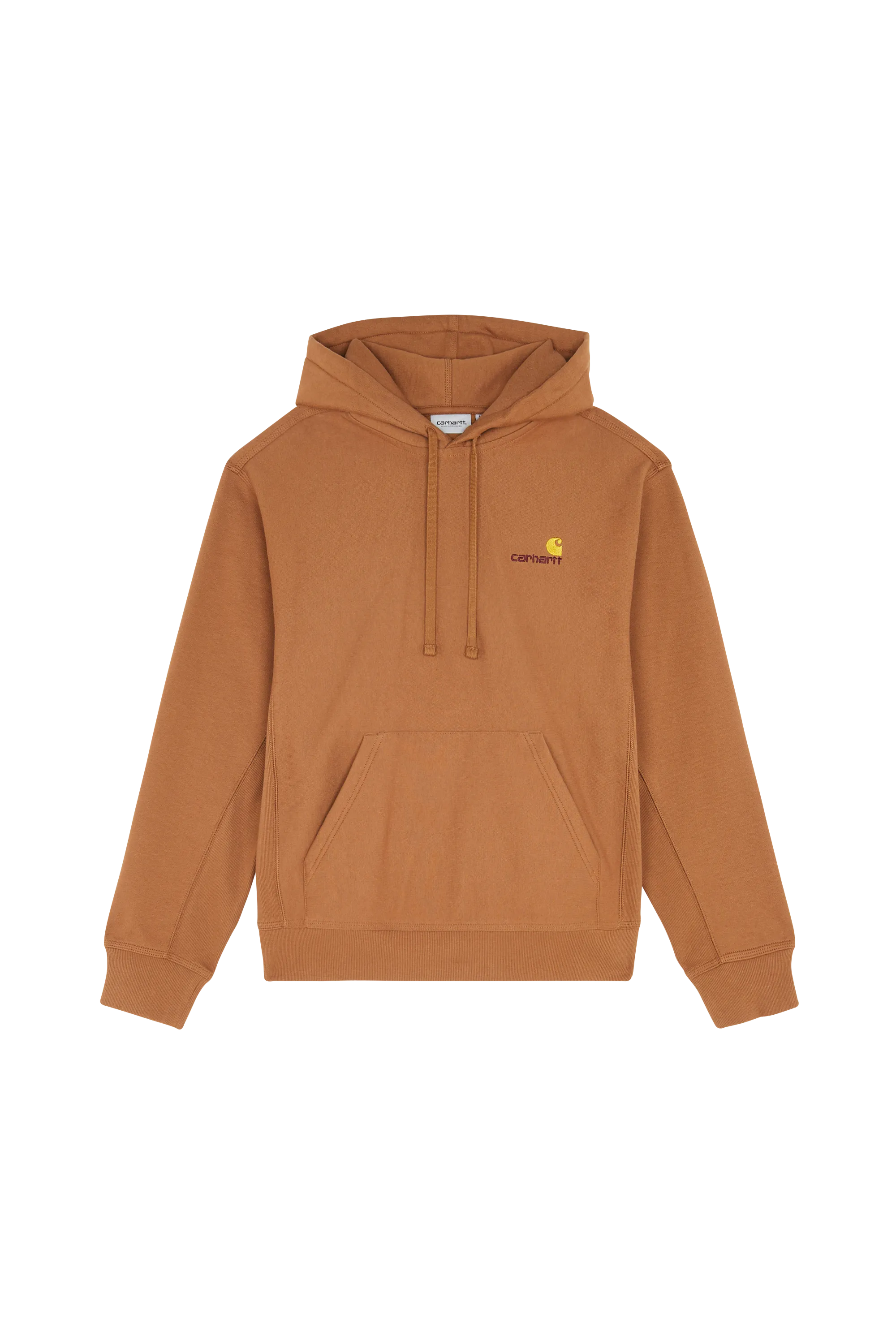 CARHARTT WIP Hoodie AMERICAN SCRIPT Marron