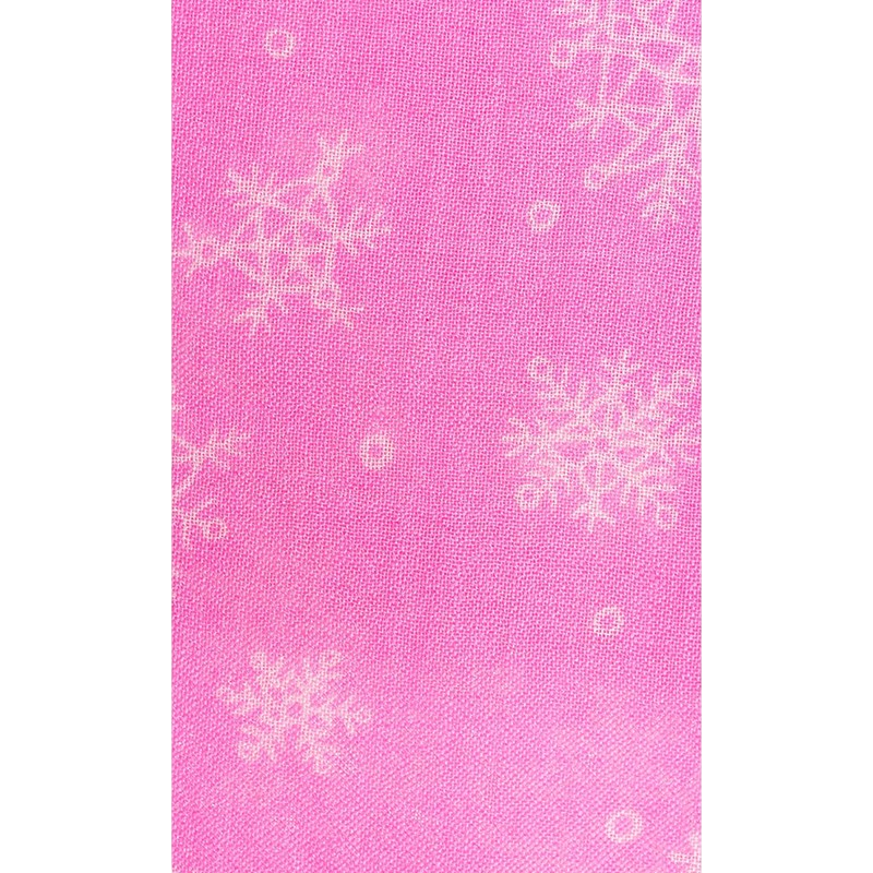 Woll-Schal Schneeflocke pink