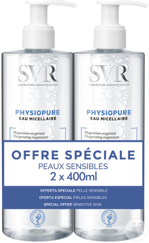 SVR Physiopure Eau Micellaire Duopack 2x400ml