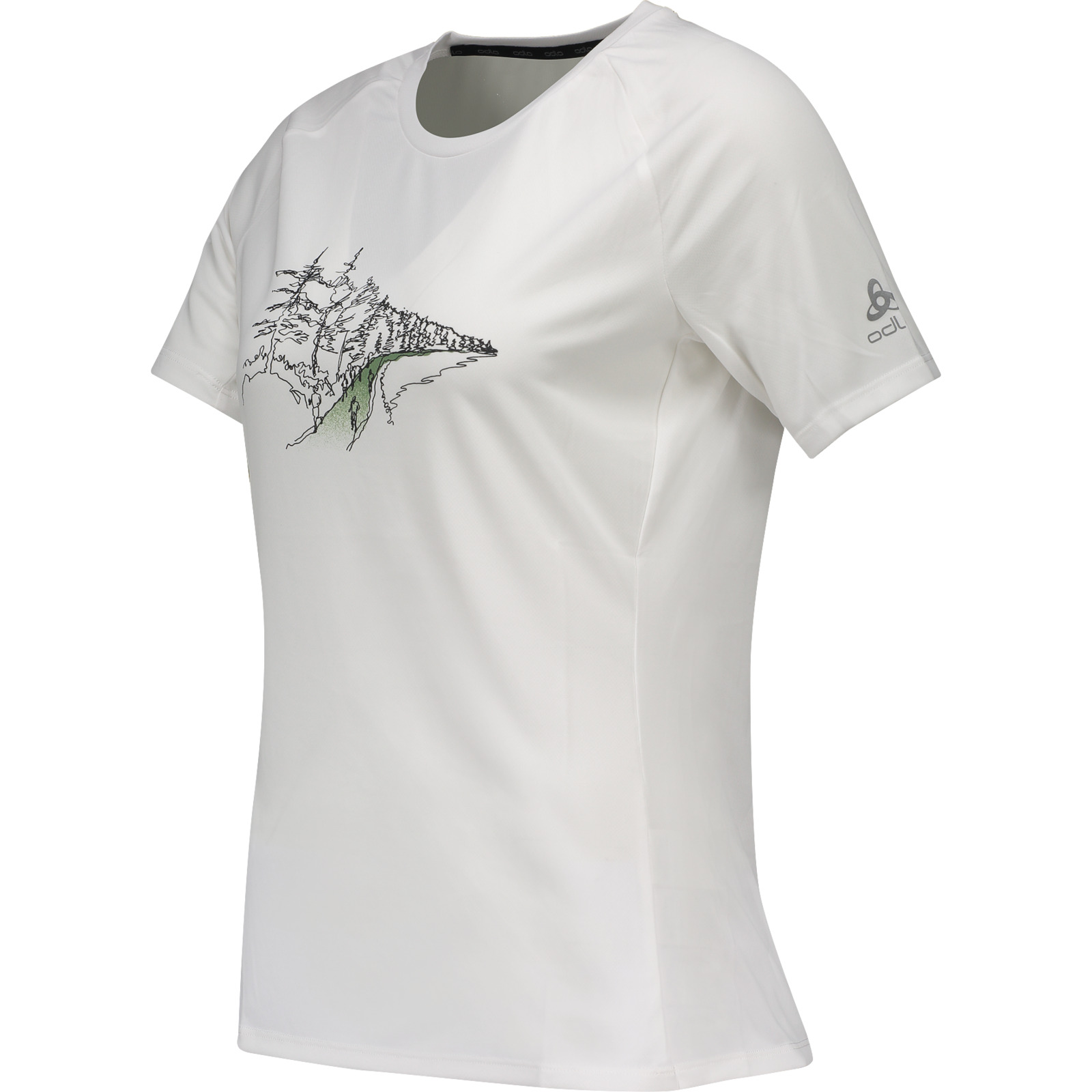 Odlo Damen-Shirt Essentials Outdoor L, lime