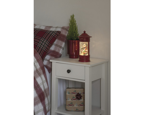 LED Waterlantaarn Brievenbus Santa Konstsmide, warm wit licht, op batterijen