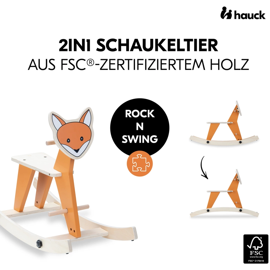 hauck Schaukeltier Rock N Swing Fox