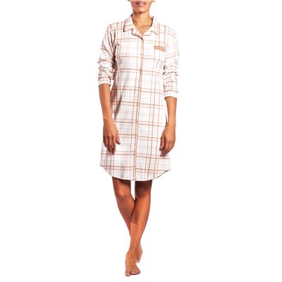 Chemise de nuit à carreaux