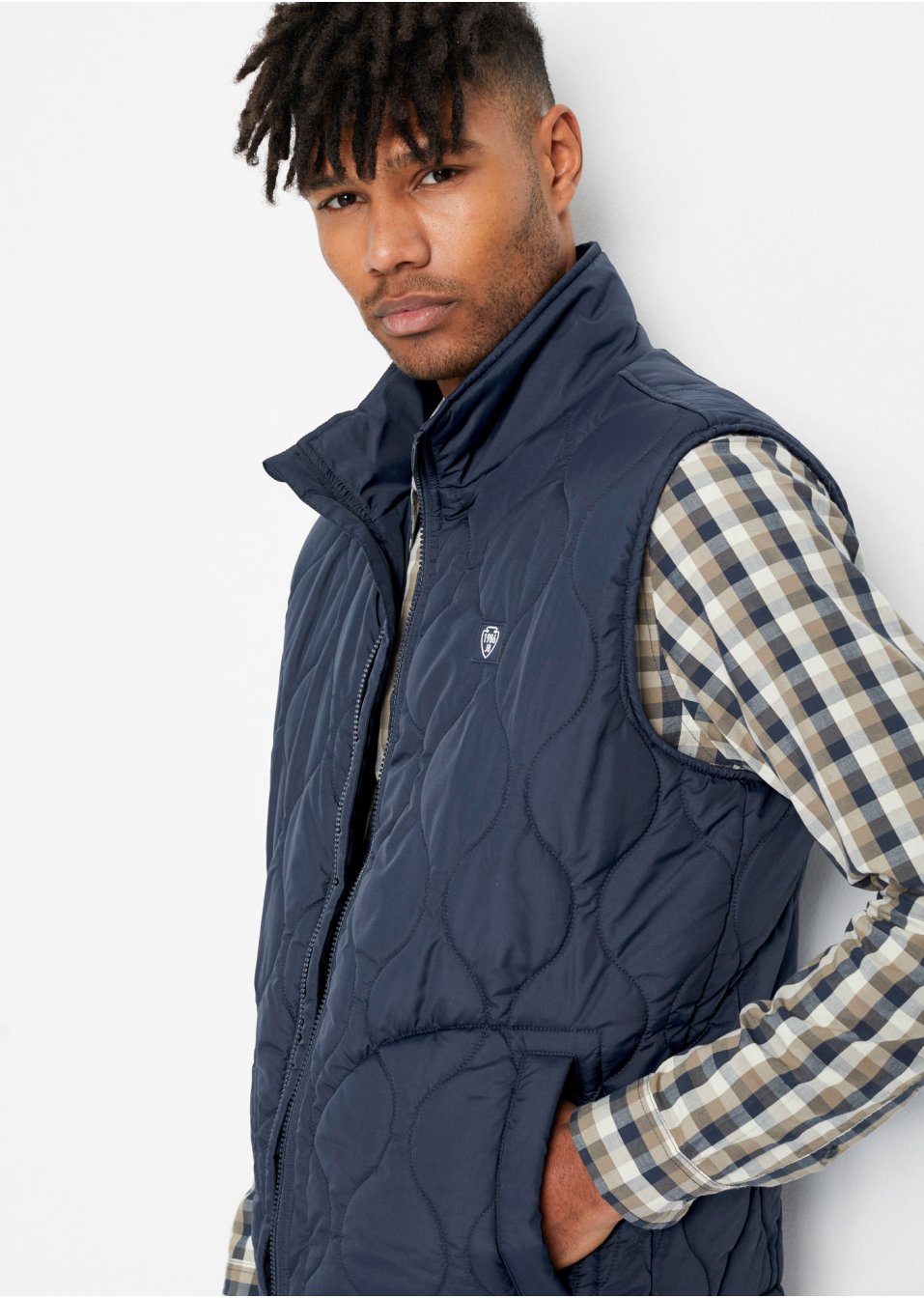 Veste sans manches matelassée en polyester recyclé