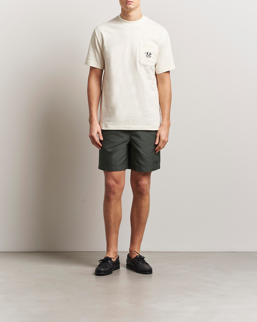 Fred Perry Classic Swimshorts Court Green