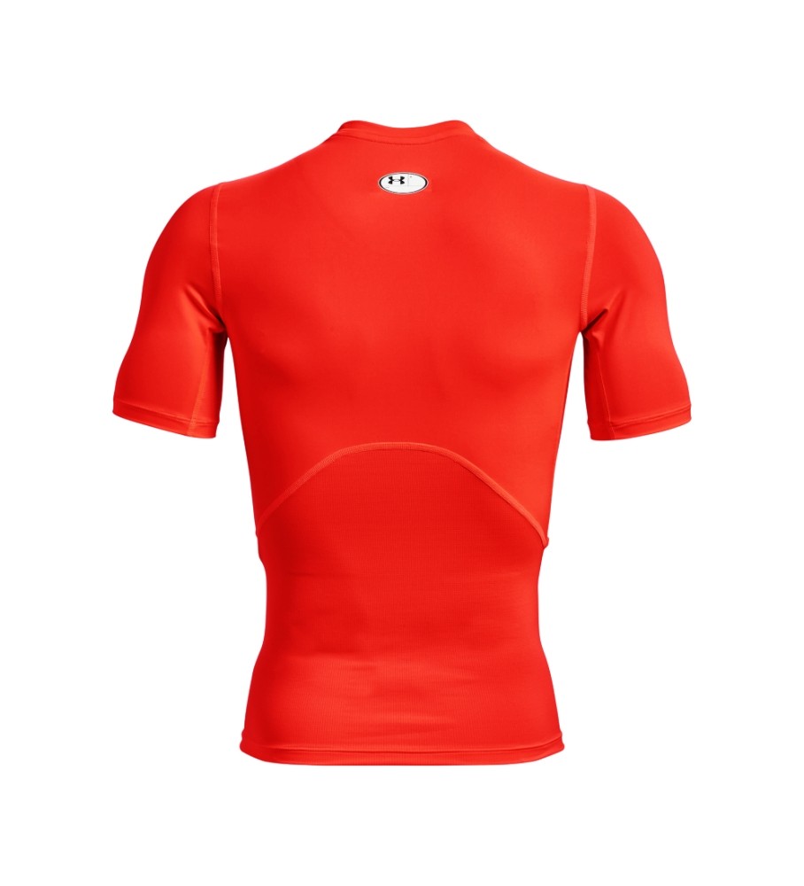 Camiseta de manga curta Under Armour HeatGear, vermelha