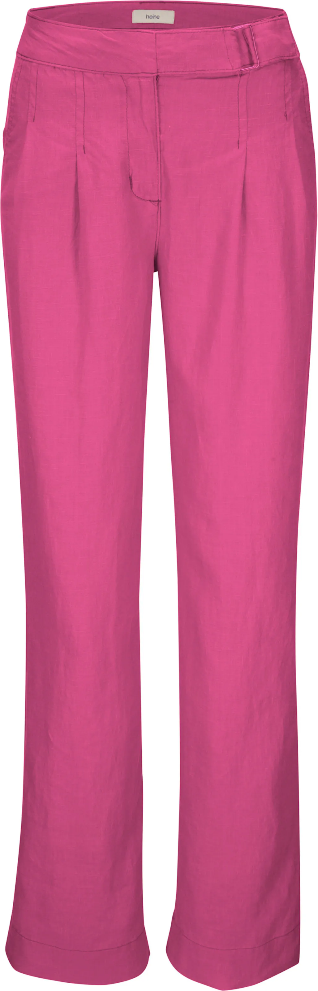 heine Leinenhose in himbeere