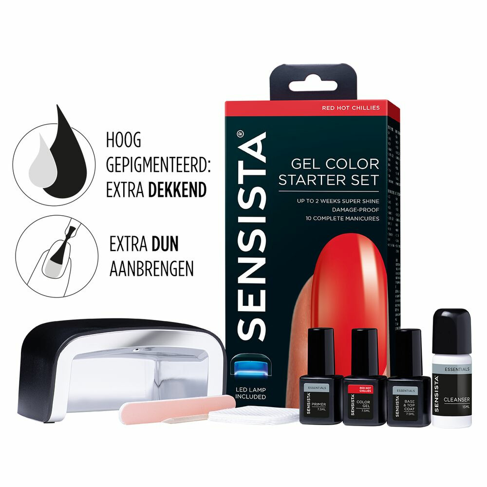 Sensista Gelnagellak Set Red Hot Chillies
