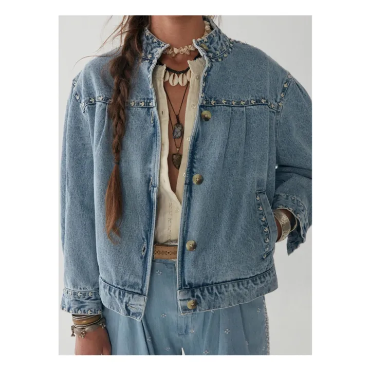 Maison Hotel Veste en Jean Dolly  | Bleu