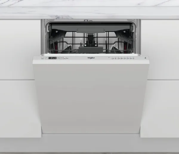 WHIRLPOOL WIC 3C26 F - Opvaskemaskine - Sølv