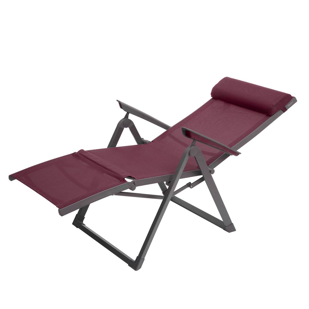 FAUTEUIL DECIMA BORDEAUX GRAPHITE