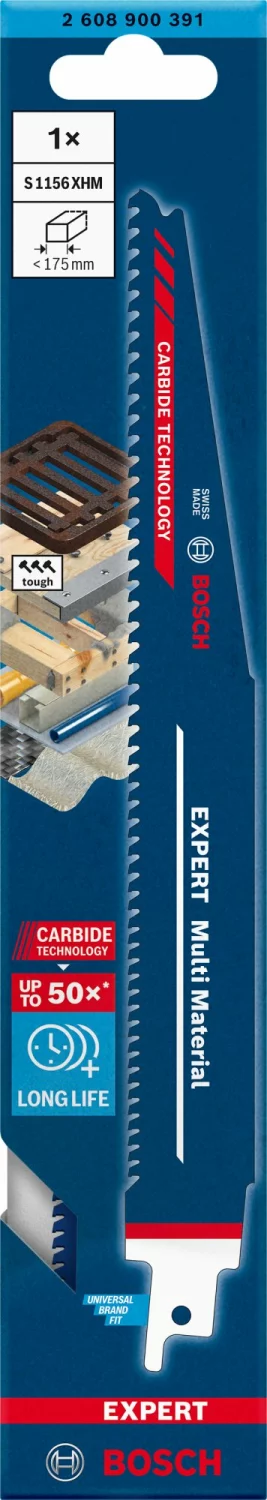 Bosch 2608900391 EXPERT Reciprozaagblad S1156XHM Multi Material
