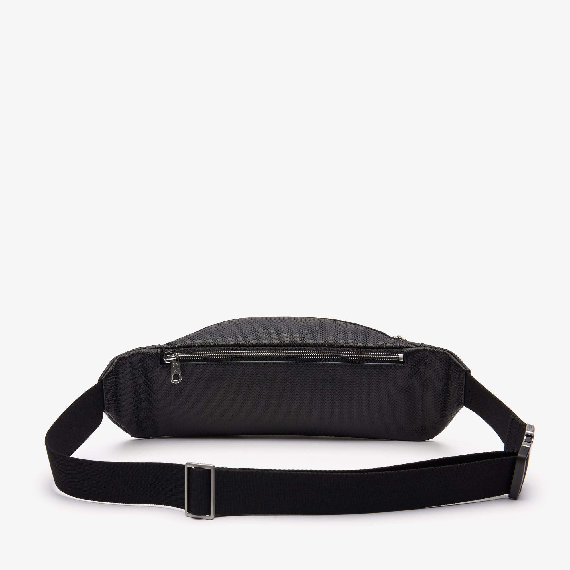 Sac banane Chantaco en cuir souple uni Sacs banane - Noir - Lacoste - Homme
