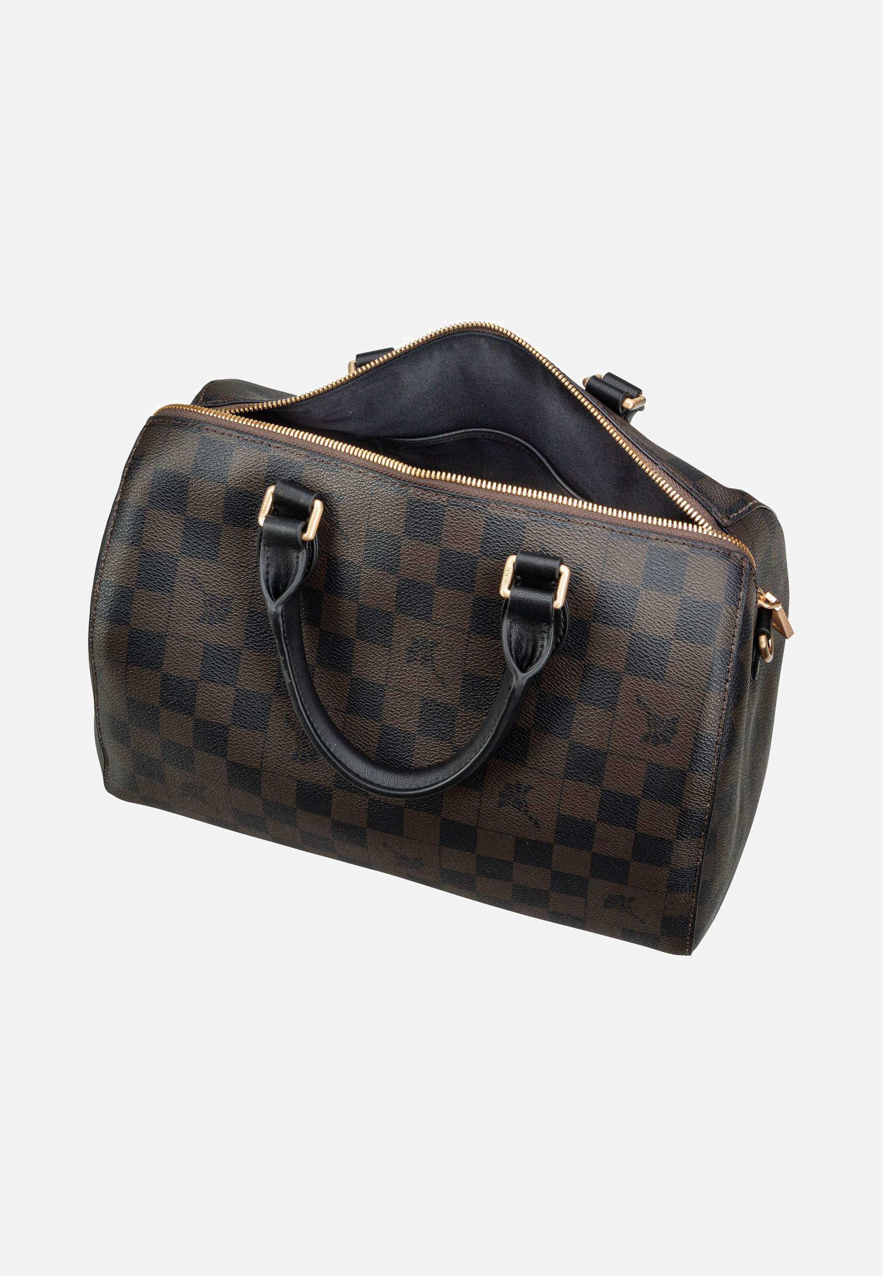 Cortina Piazza Aurora HandBag SHZ Seal Brown - Bowling Bag