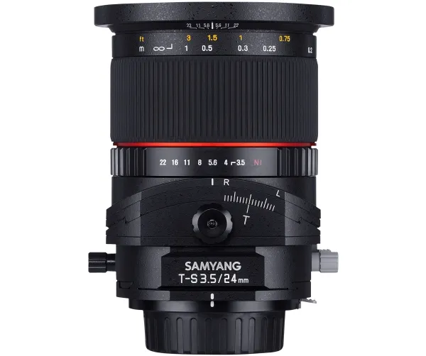 Samyang Tilt/Shift 24mm f/3.5 ED AS UMS, Sony E, Bred linse, 16/11, Sony E
