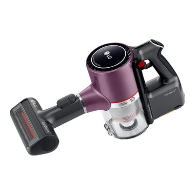 LG A9K-ULTRA1V - Aspirateur - balai/à main (2-en-1) - sans sac - 590 Watt - sans fil - 2 batteries - chargeur inclus - bordeaux