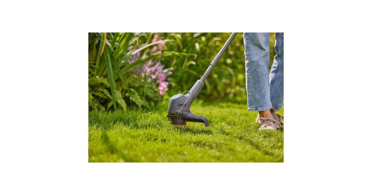 GARDENAGrastrimmer EasyTrim 25 18V  (Grijs/turquoise, 18V P4A Accu en oplader inbegrepen)