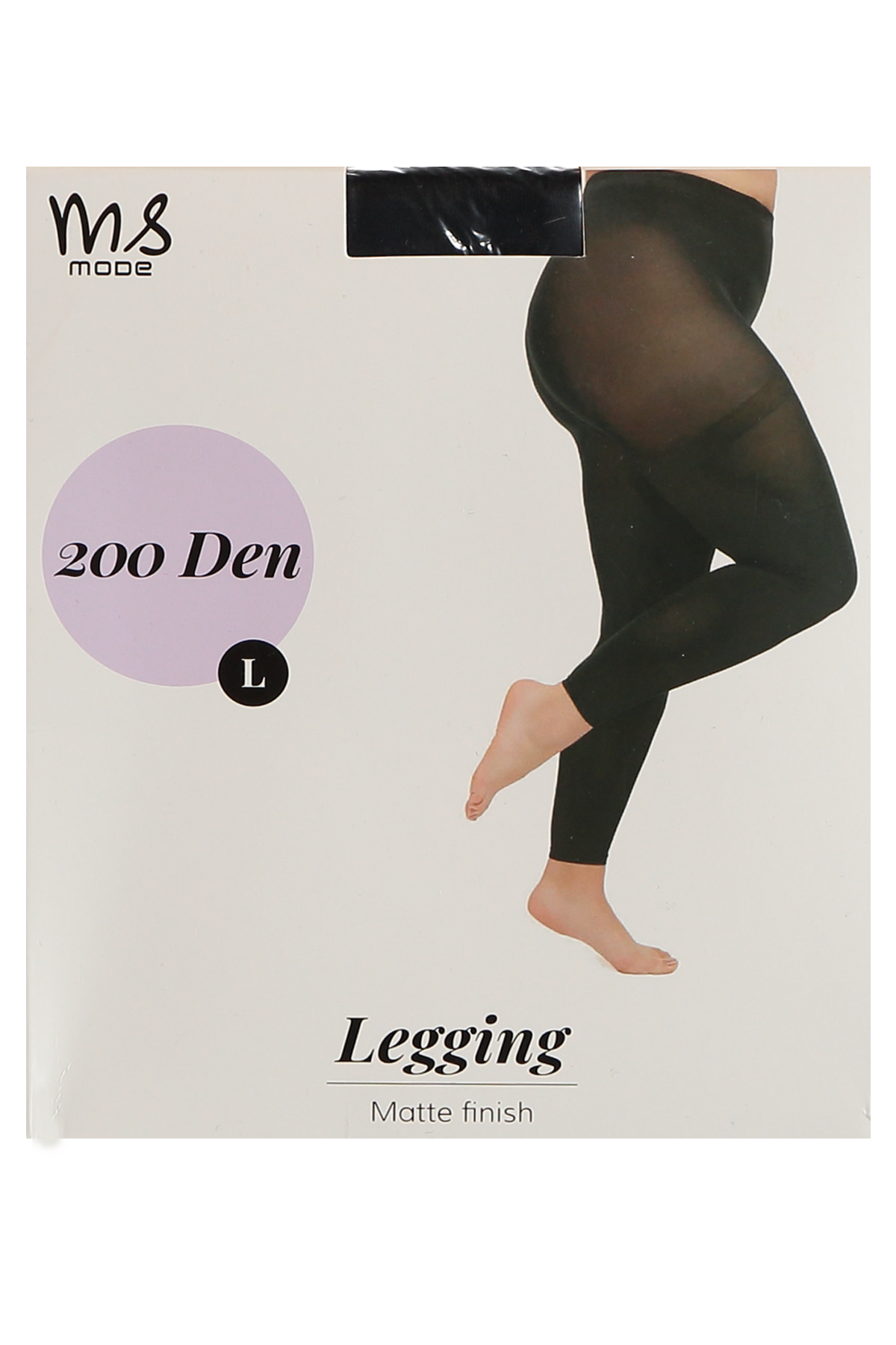 Naadloze legging 200 DEN Zwart