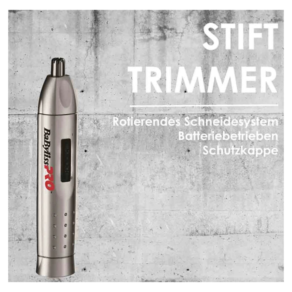 BaByliss Pro FX7010E Professioneller Nasen-/Ohrentrimmer