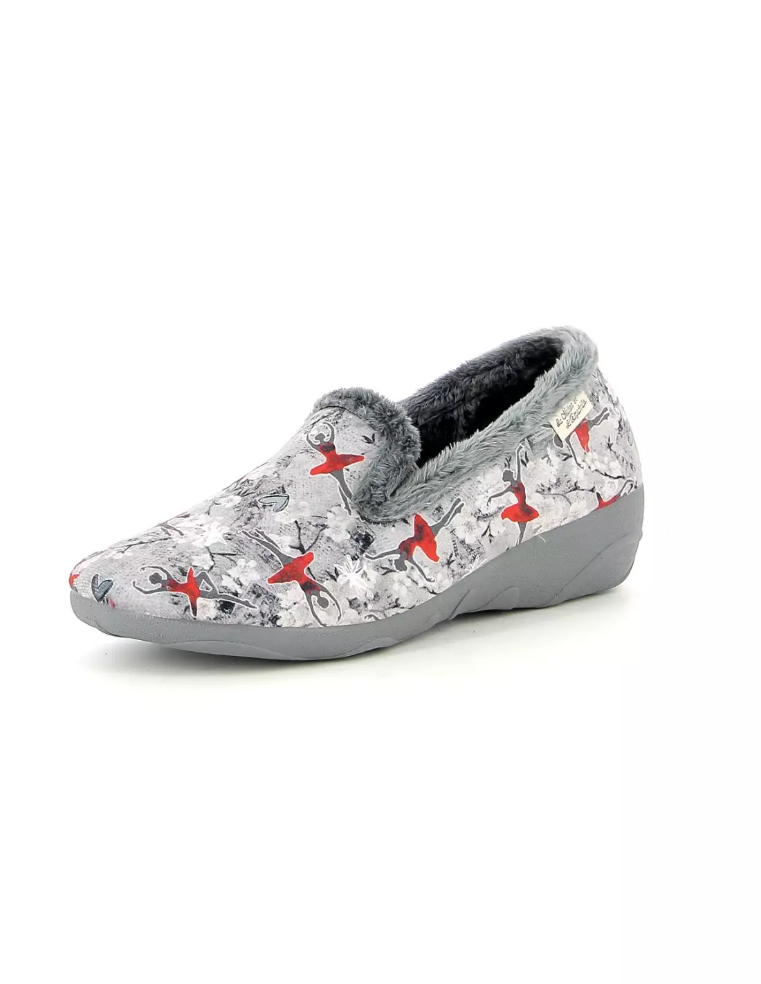 LA MAISON DE L ESPADRILLE LAMINE 6945 5 - Pantoufles & chaussons Gris