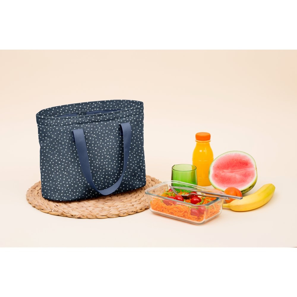 Sac Lunch Isotherme Etoile Argent Jean