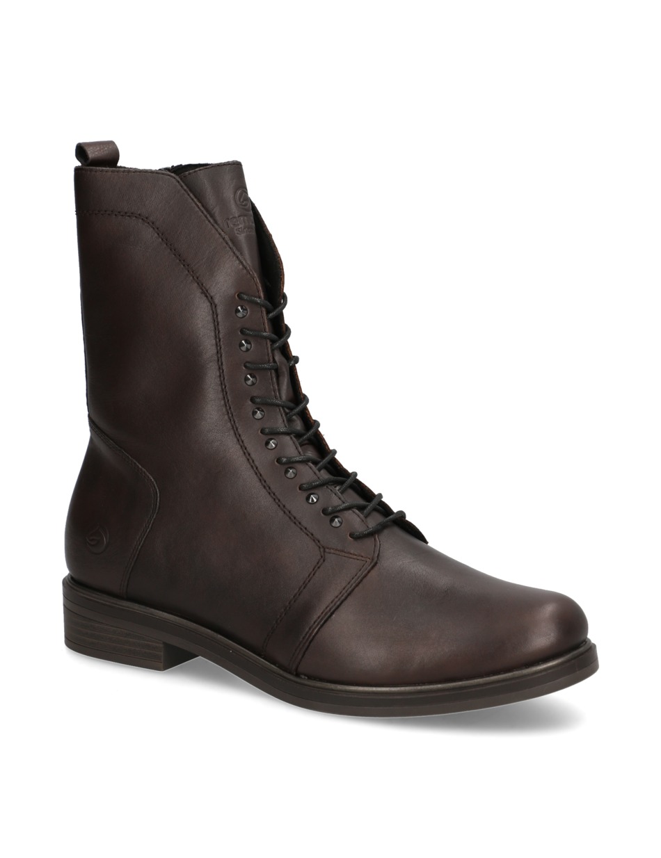 Glattleder Stiefelette