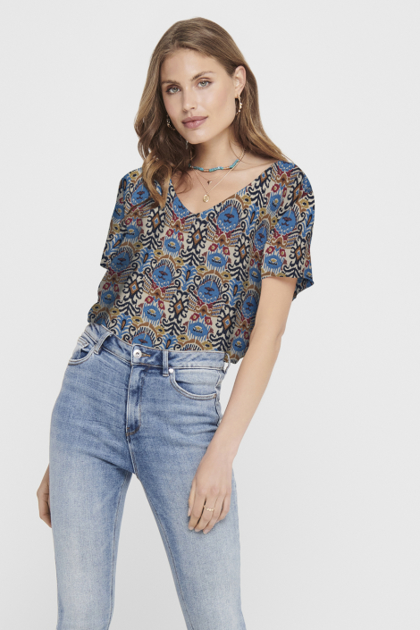 Jacqueline de Yong multi color dames t-shirt