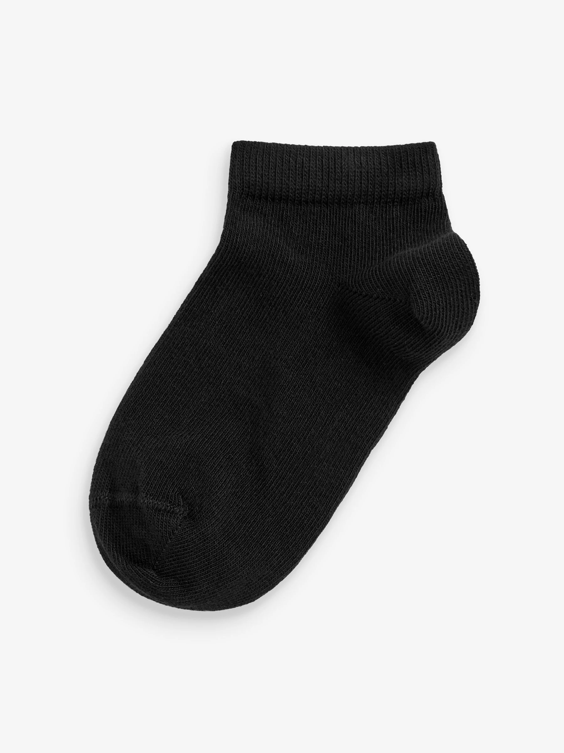 Zwart - Verpakking van 10 paar sneakersokken