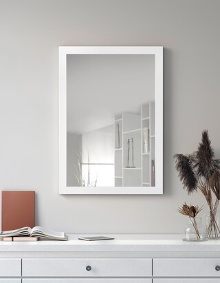 Wandspiegel KIM 48 x 68 cm weiß
