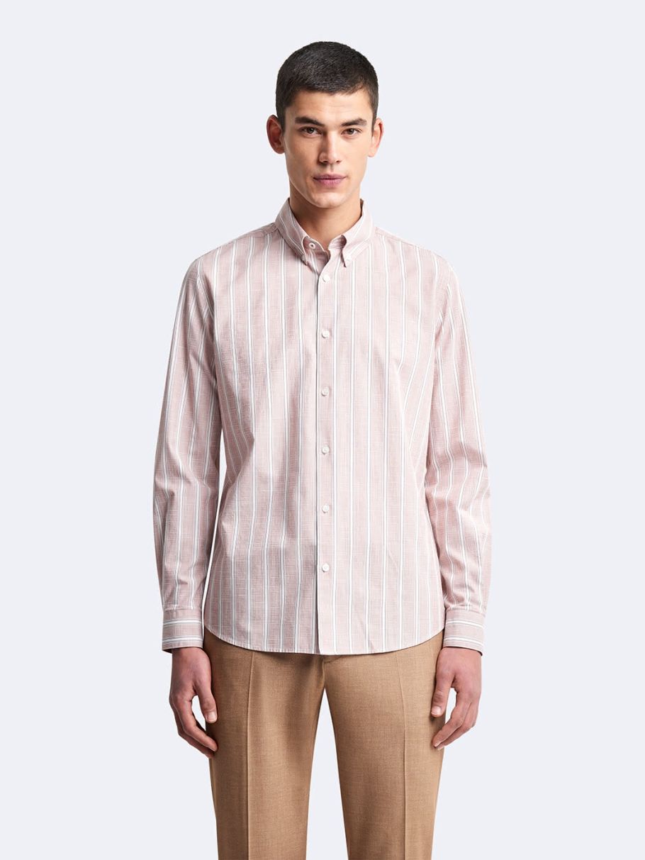 Chemise slim rayée