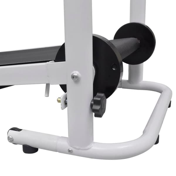 vidaXL Tredemølle liten sammenleggbar 93 x 36 cm svart