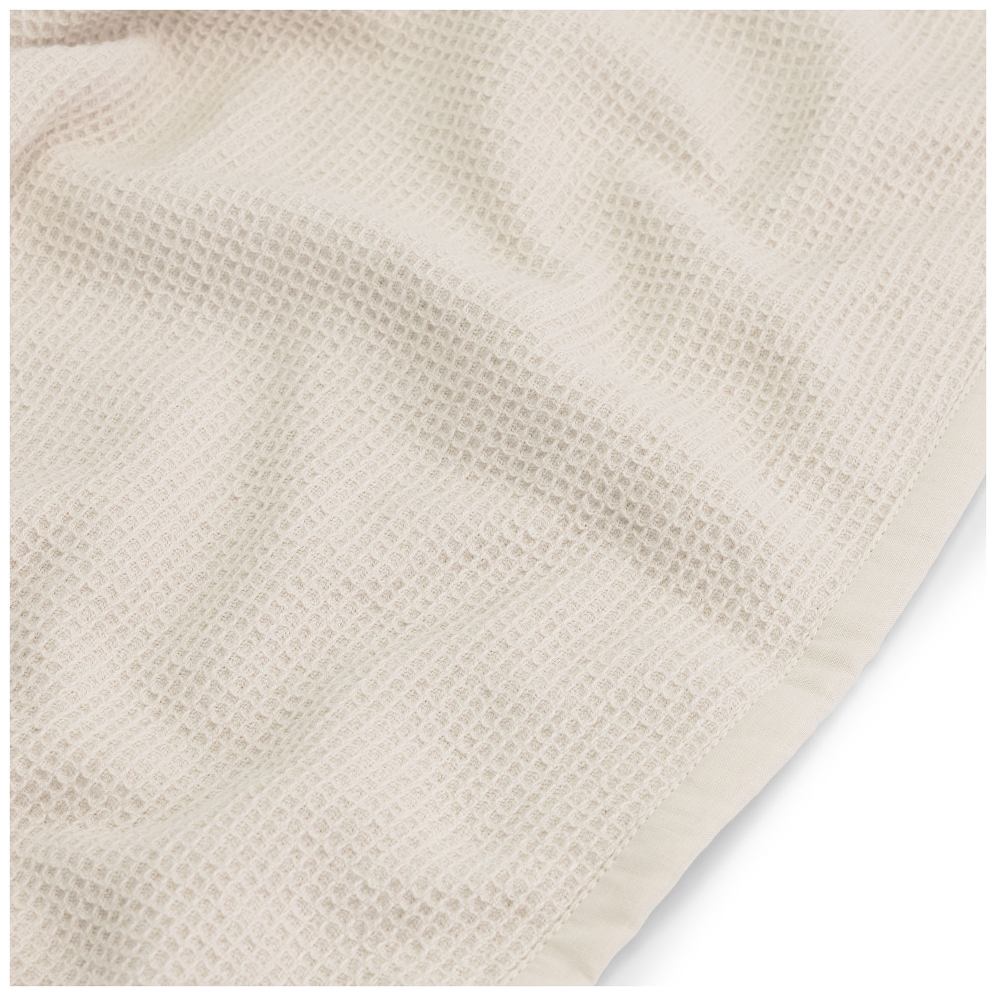 Prénatal wiegdeken wafel beige