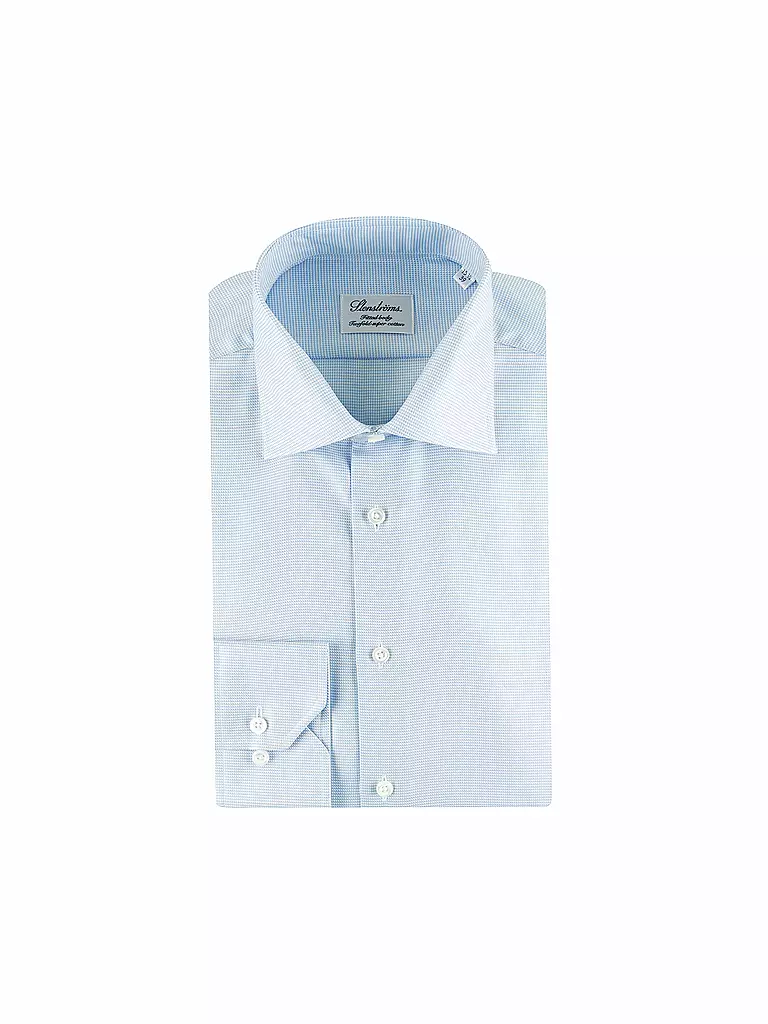 STENSTRÖMS Hemd Fitted Body blau