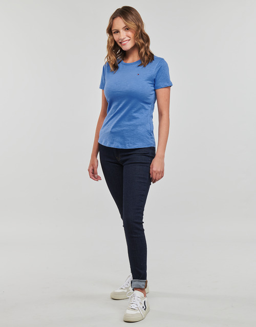 Tommy Hilfiger - 1985 SLIM SLUB C-NK SS - Bleu