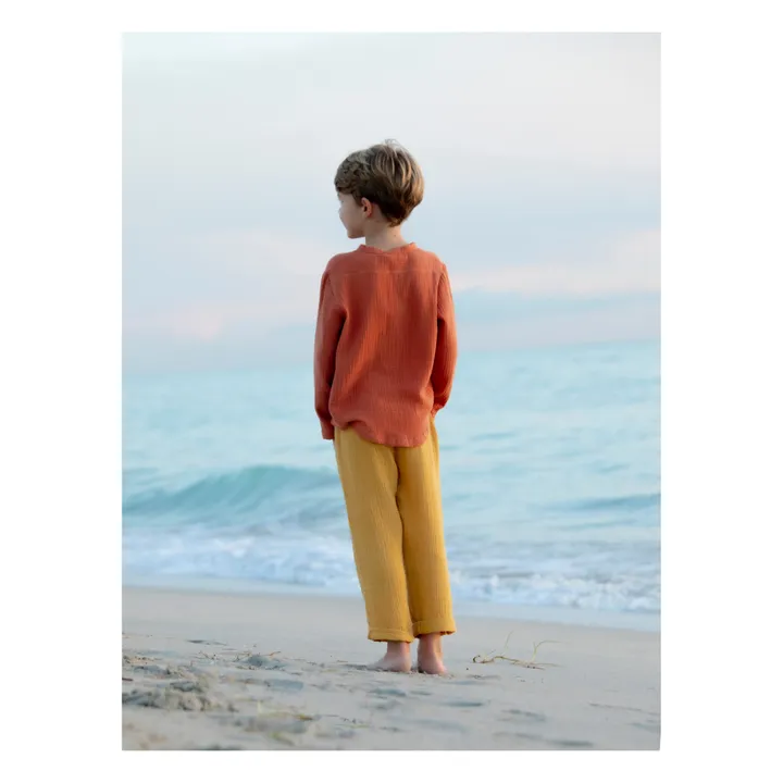 Petite Lucette Kurta Coton Bio Loris | Rouille