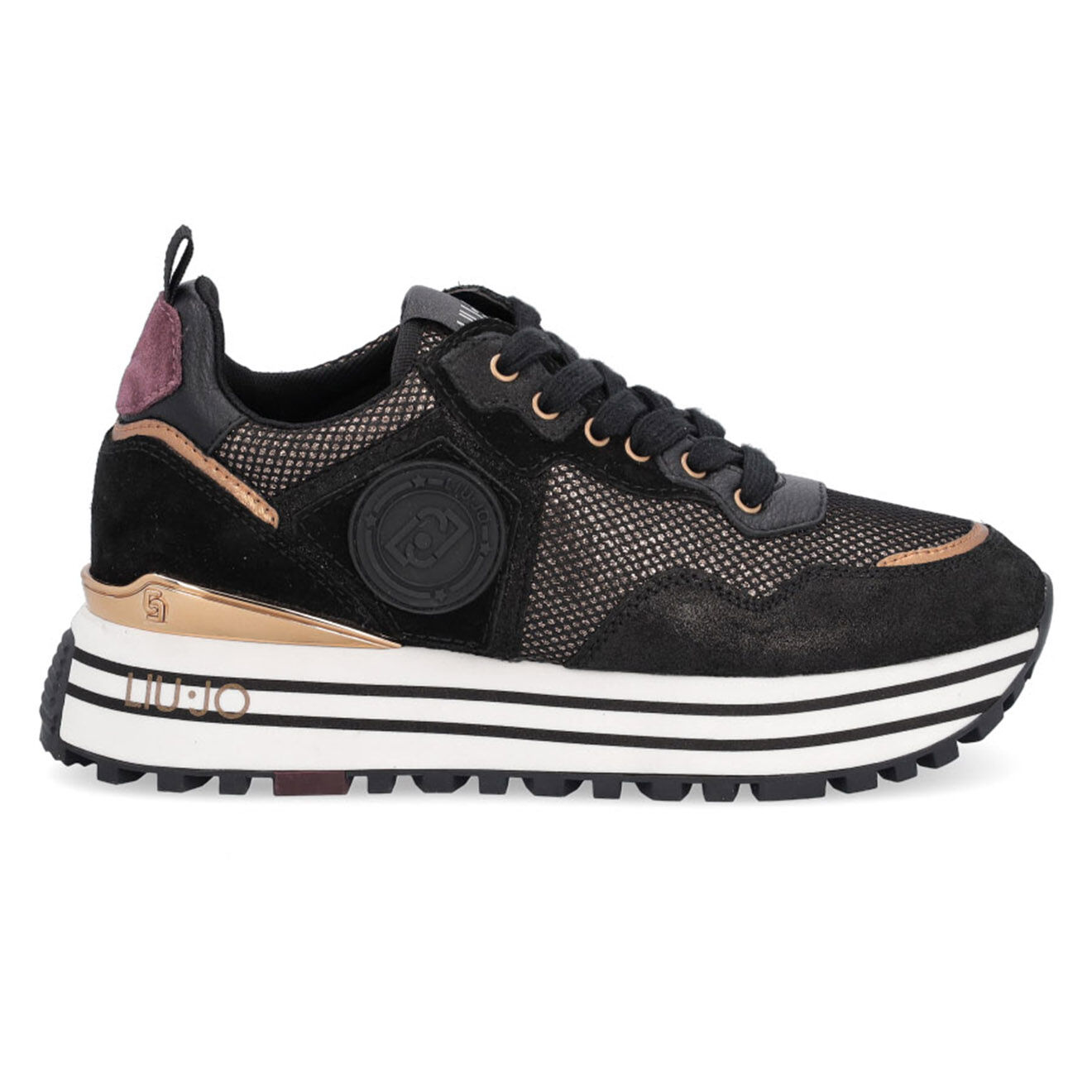 Liu-Jo Sneakers en Cuir Noly noir/blanc