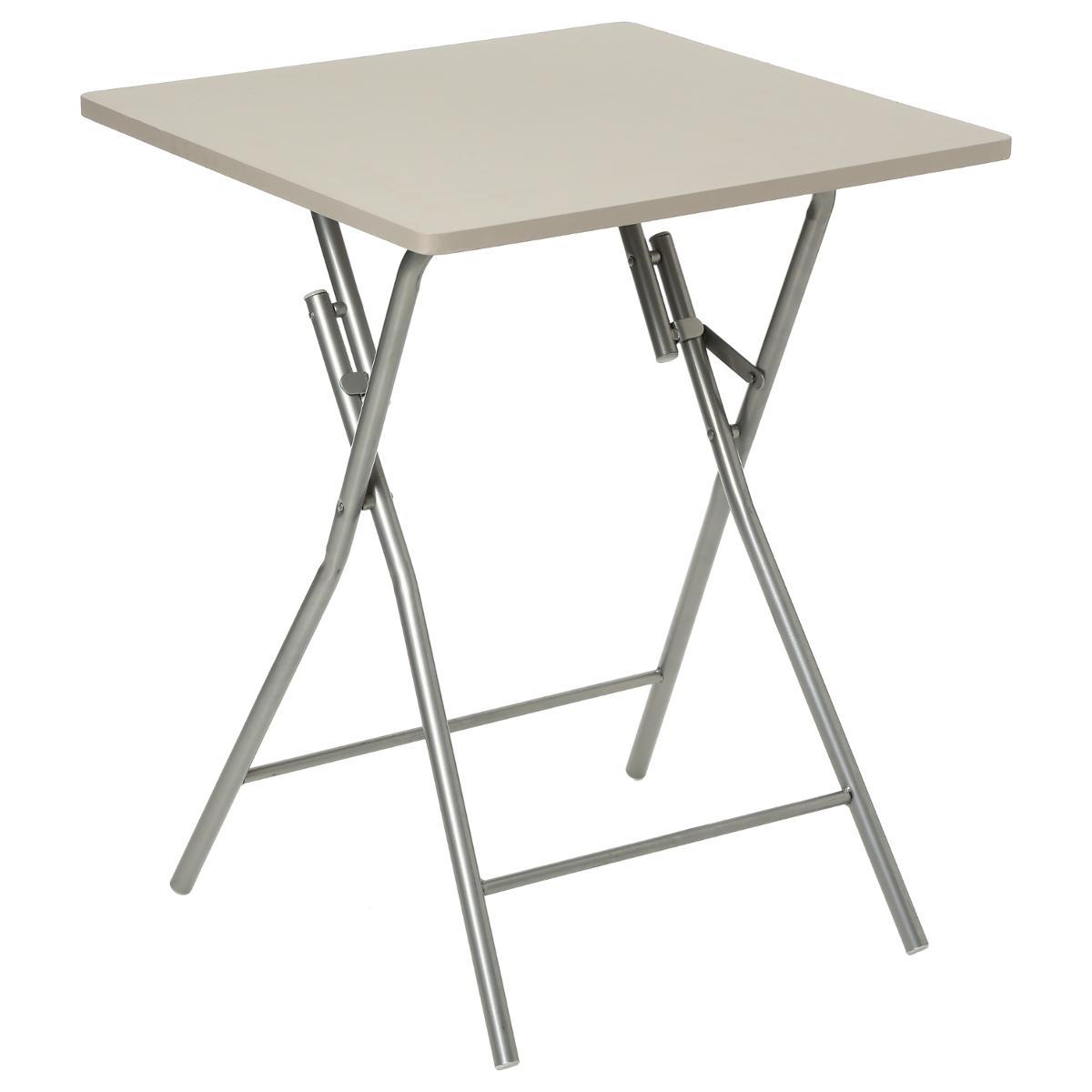 TABLE PLIANTE BASIC TAUPE