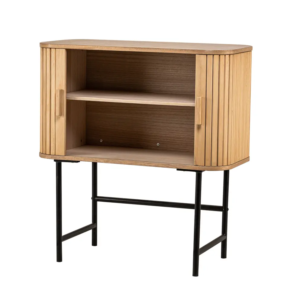Buffet 2 deuren van hout en metaal