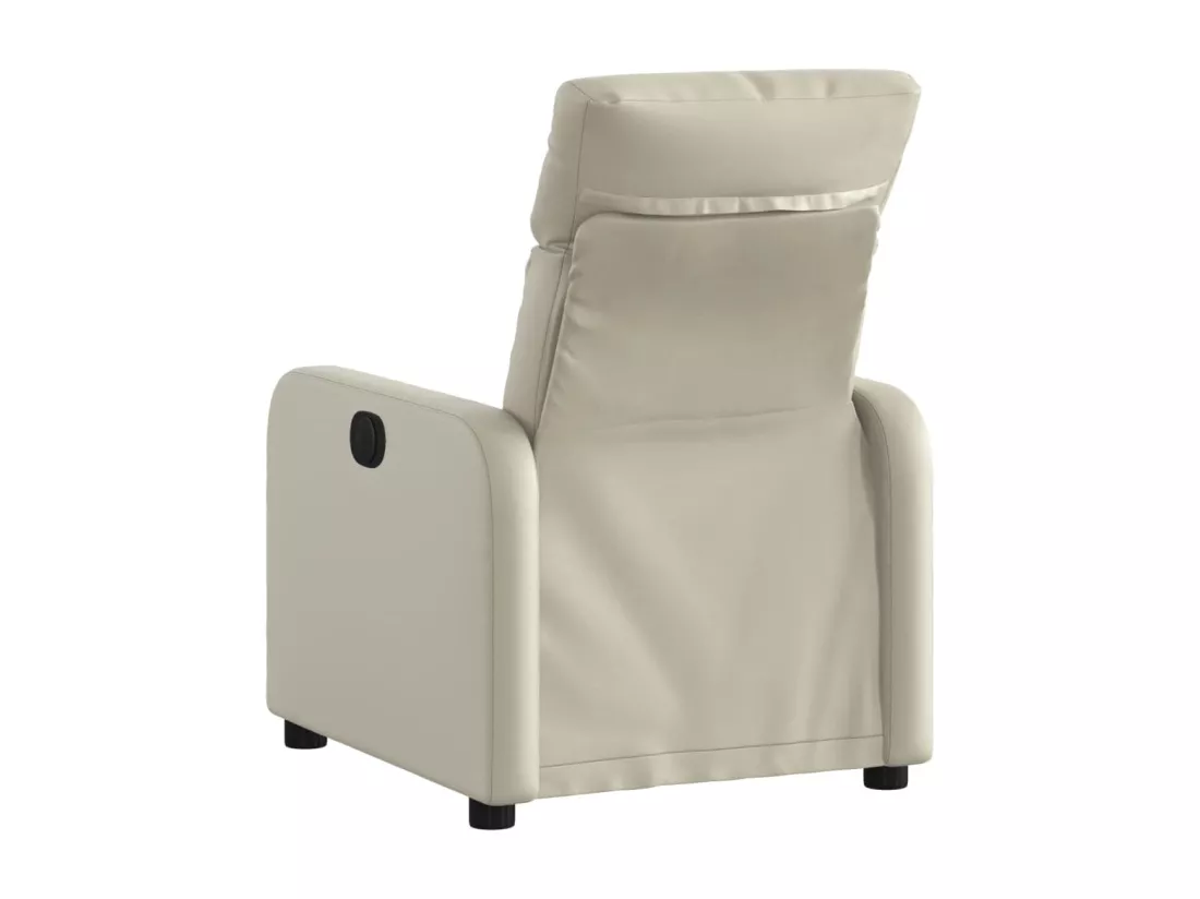 Fauteuil inclinable Crème Similicuir