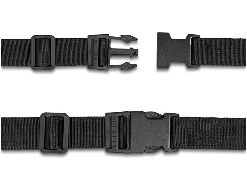 Delock Koffergurt verstellbar, Schwarz, 1.5 m, 2 Stück Delock Gepäckgurt verstellbar 1.5 m schwarz 2 Stück