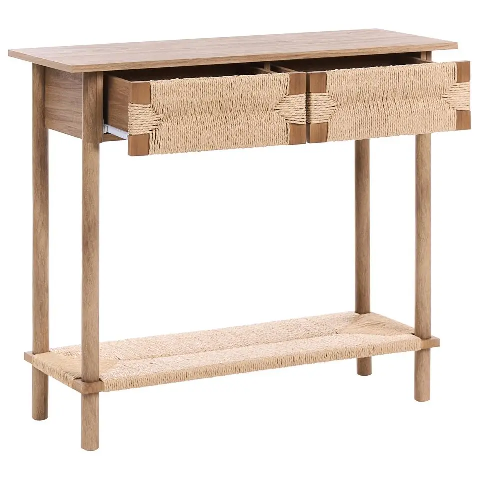 BONDI - Sidetable - Lichtbruin - Spaanplaat/Papierkoord