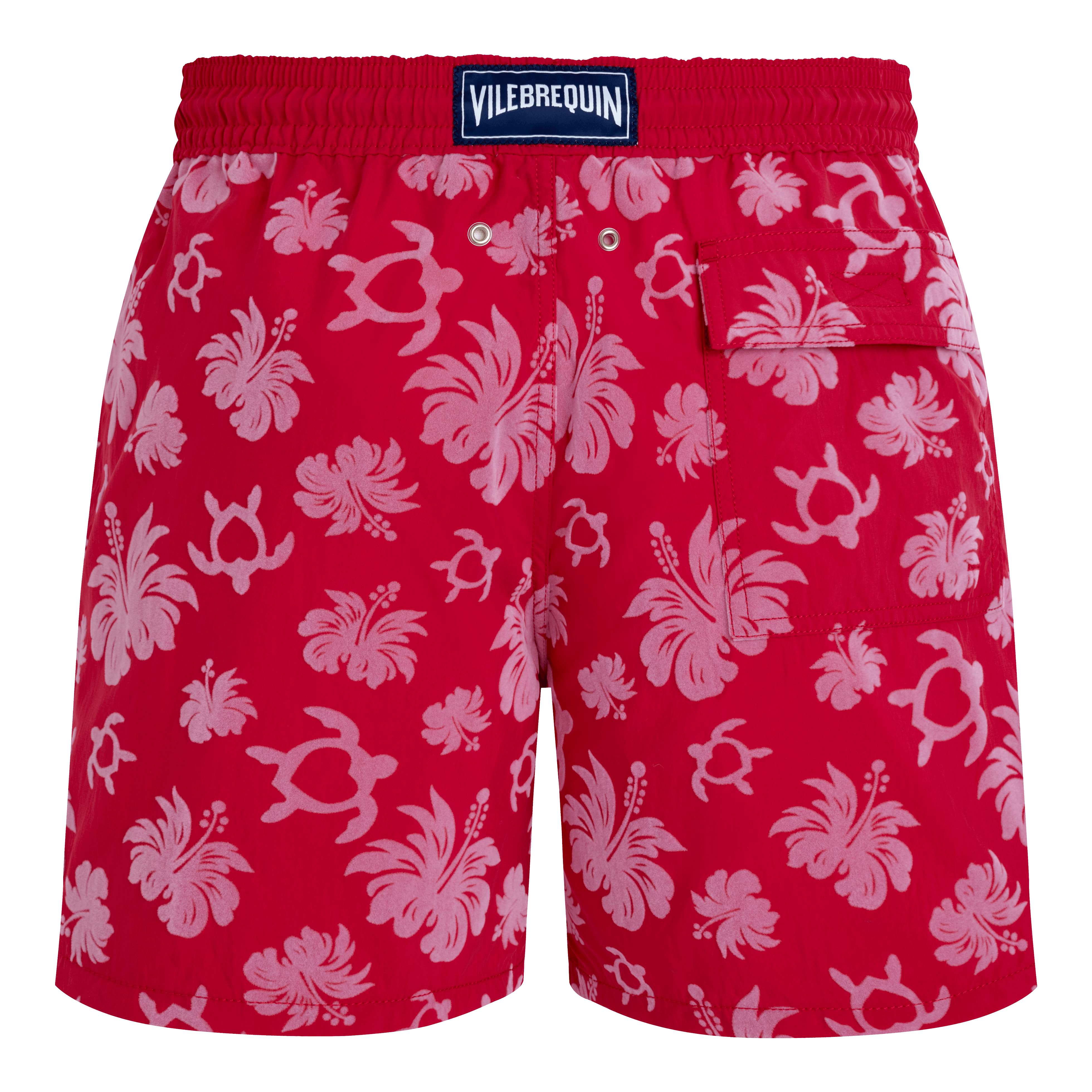 Maillot de Bain Homme Imprimé Turtle Heart Tahiti floqué