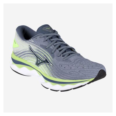 Chaussures de Running Mizuno Wave Sky 6 Gris Vert