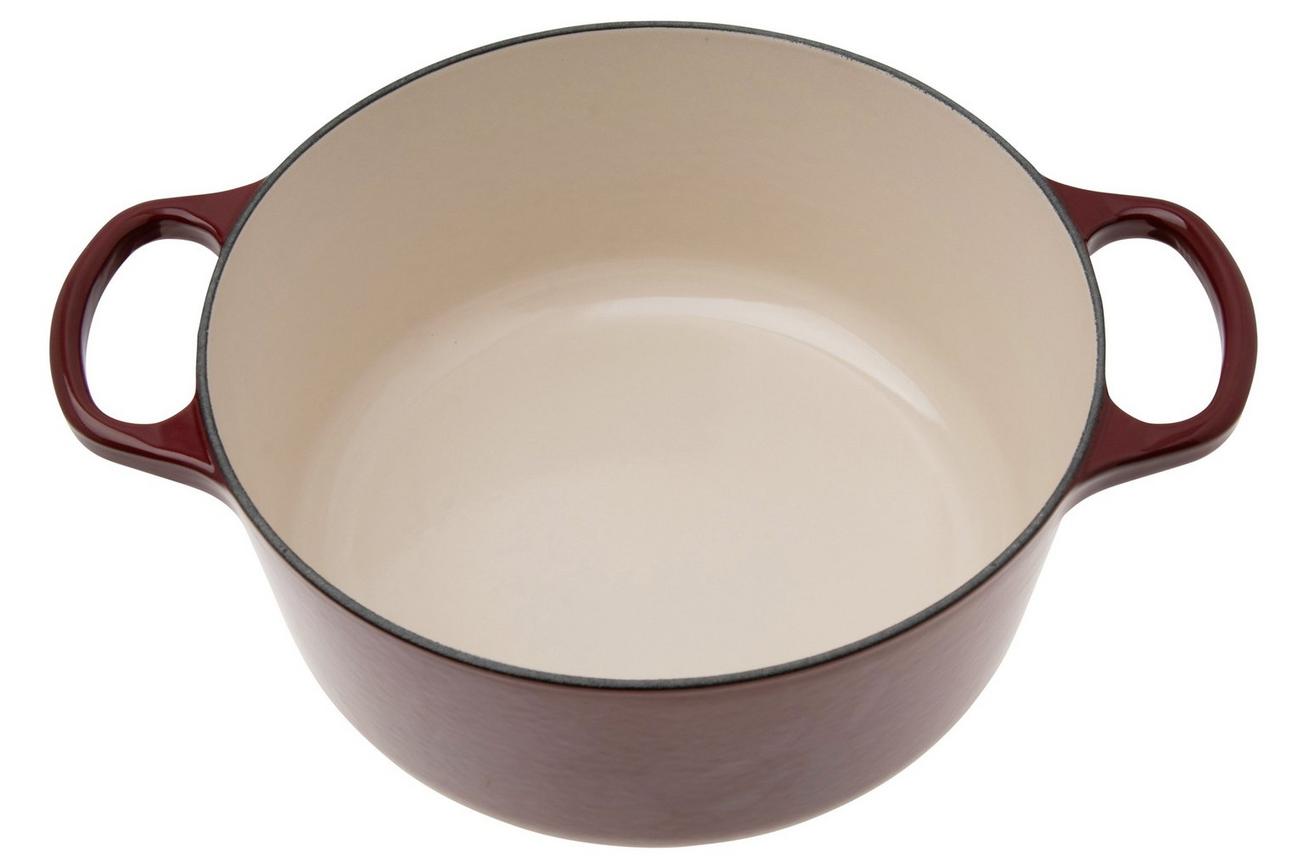Le Creuset Signature 21177249494441 Garnet, braadpan/cocotte, 24 cm, 4,2L