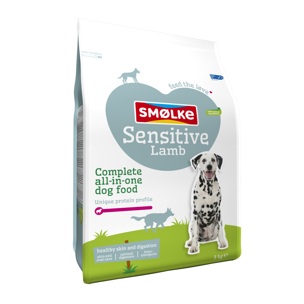 Smolke Hondenvoer Sensitive Lam3 kg